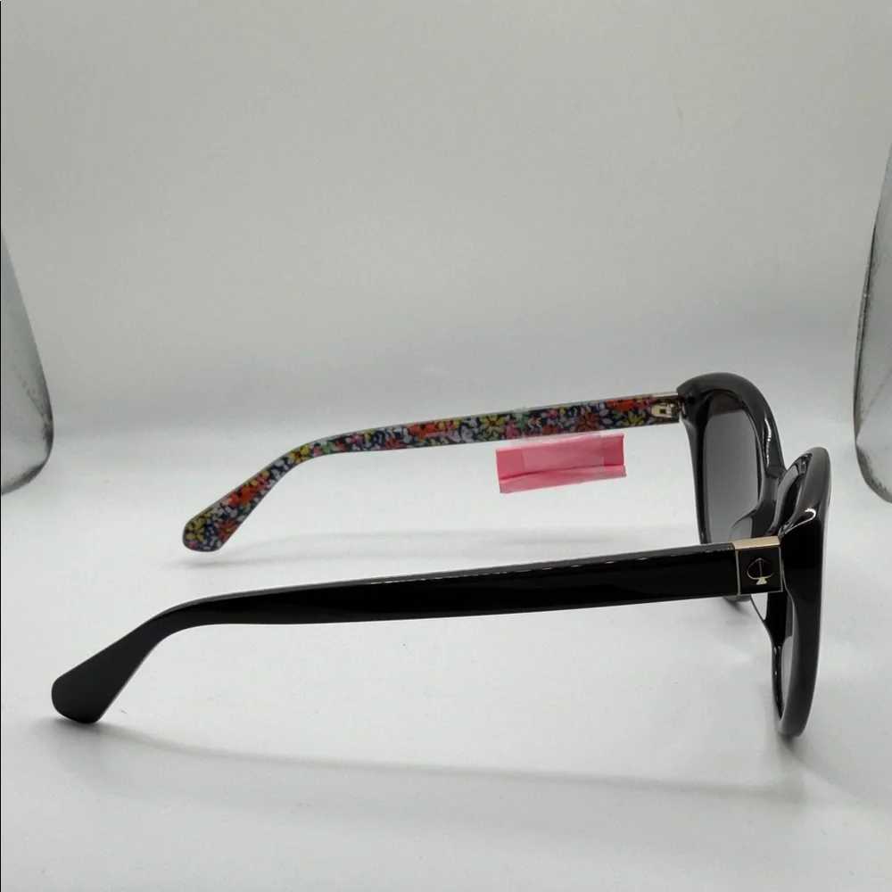 Kate Spade Black Cat-Eye Sunglasses AMBERLEE 807WJ No Case